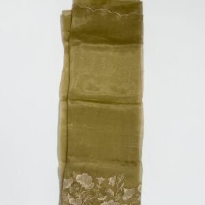 Collection name - Floral Veil olive green